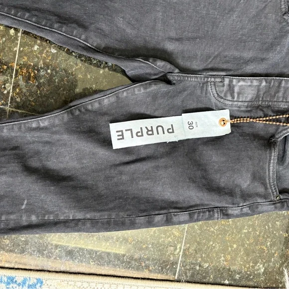Black Purple Brand Jeans